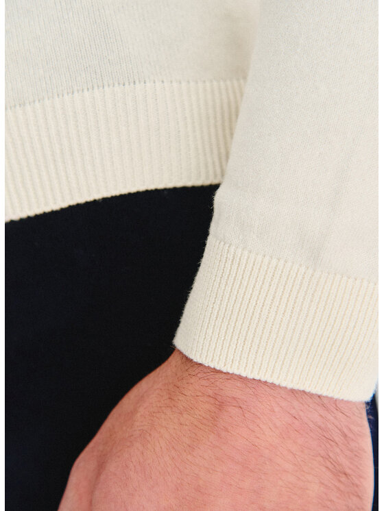 Pako Lorente Pako Lorente Sweter P25WB-2X-025 Biały Classic Fit