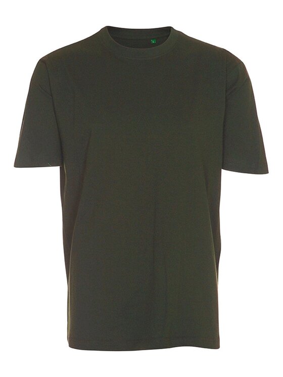 TeeShoppen TeeShoppen T-Shirt 'Oversized Collection' Zielony Oversize