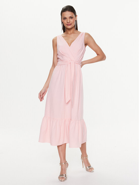 DKNY DKNY Coctailkleid DD3BR685 Rosa Regular Fit
