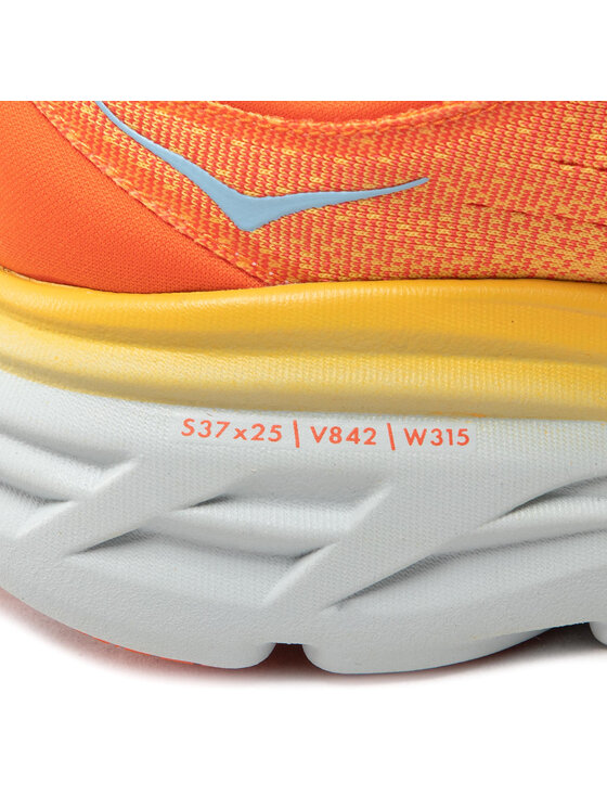 Hoka Hoka Маратонки за бягане Bondi 8 1123202 Оранжев