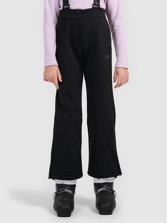 4F 4F Spodnie narciarskie SKI CLASSIC Czarny Slim Fit