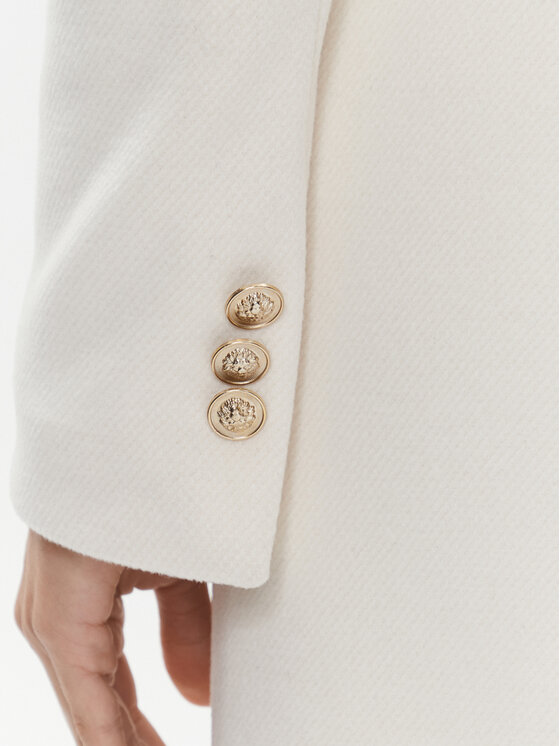 Maryley Maryley Prehodni plašč 23IB839/01VA Écru Regular Fit