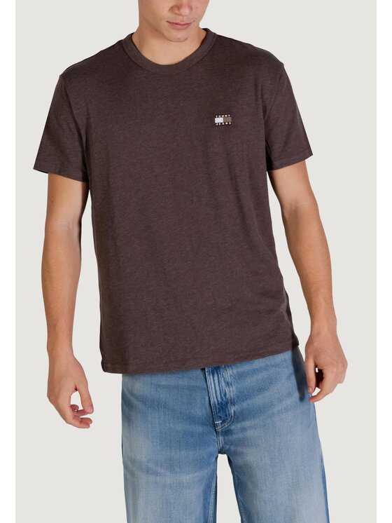 Tommy Jeans Tommy Jeans T-shirt DM0DM22667 Marrone Casual Fit