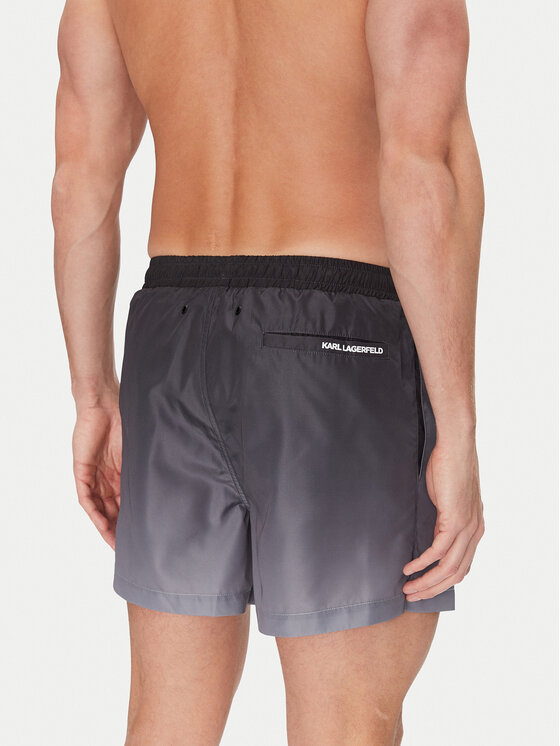 KARL LAGERFELD KARL LAGERFELD Шорти для плавання A1M46057 Чорний Regular Fit