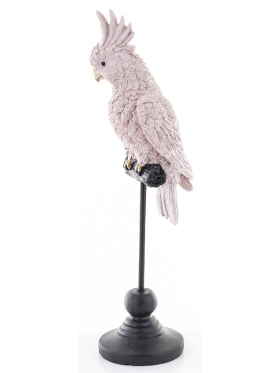 MIAhome MIAhome Figurka papuga 27x7x7 cm PAPPAGALLO-2 small Różowy