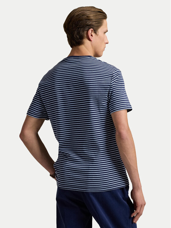 Polo Ralph Lauren Polo Ralph Lauren Marškinėliai 710961128003 Tamsiai mėlyna Custom Fit