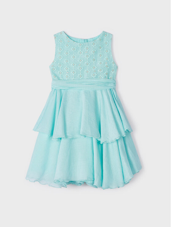 Mayoral Mayoral Elegantes Kleid 3912 Blau