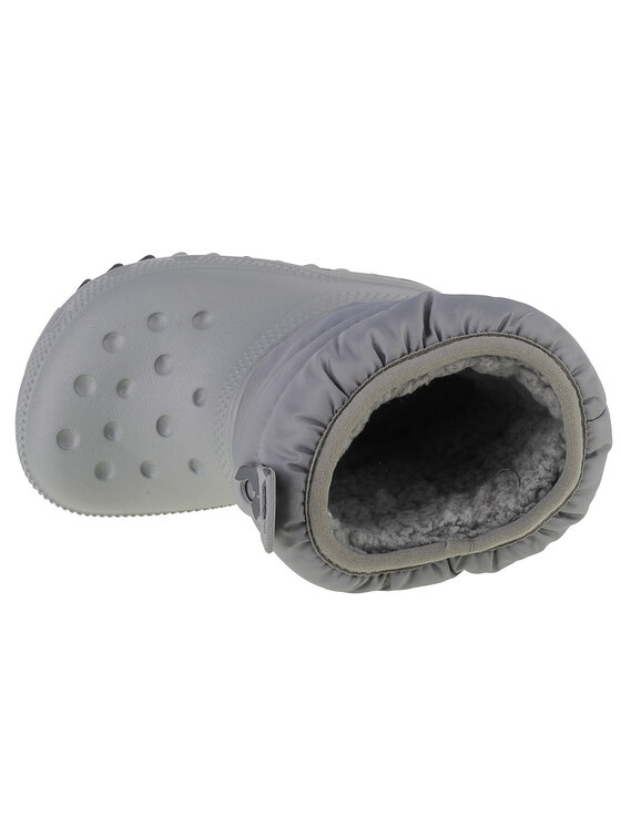 Crocs Crocs Čizme za snijeg Crocs Classic Neo Puff Boot Toddler Siva