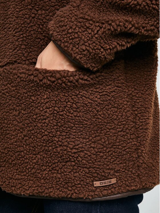 BIG STAR BIG STAR Bluza ANABELA_804_170 Brązowy Comfort Fit