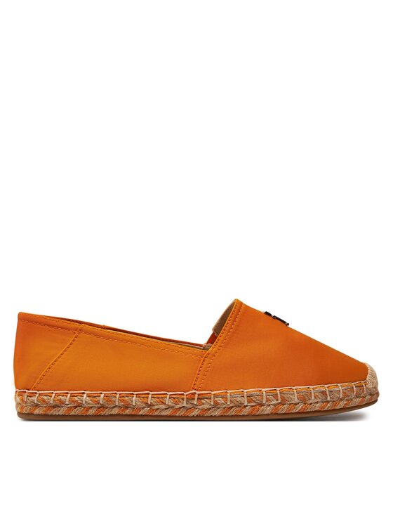 Tommy Hilfiger Espadrile Th Satin Flat Espadrille FW0FW07881 Oranžna