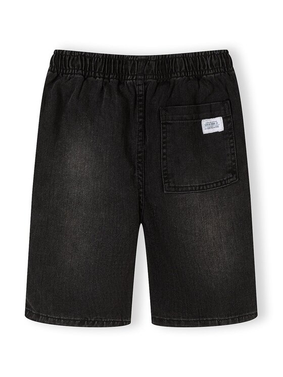 minoti minoti Szorty jeansowe 29SHORT253 Czarny Regular Fit