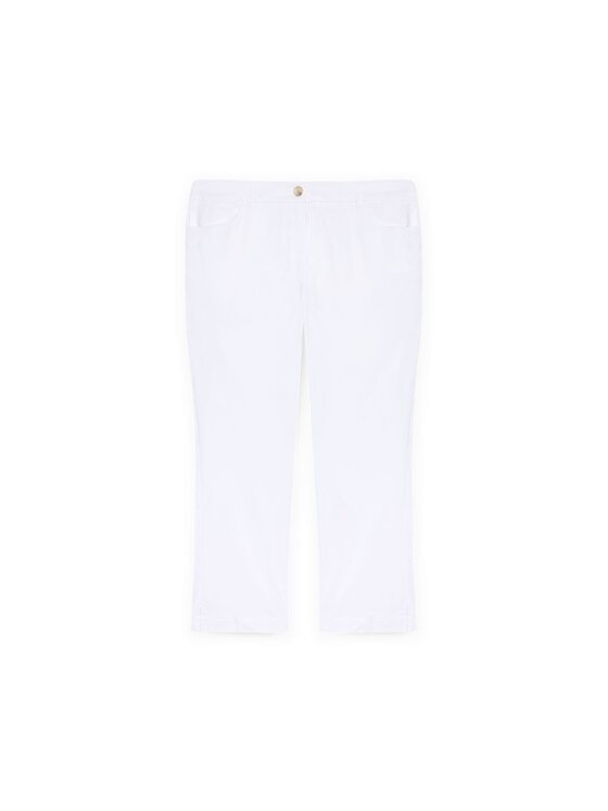 Fiorella Rubino Fiorella Rubino Pantaloni di tessuto P155L002143N001 Bianco Regular Fit