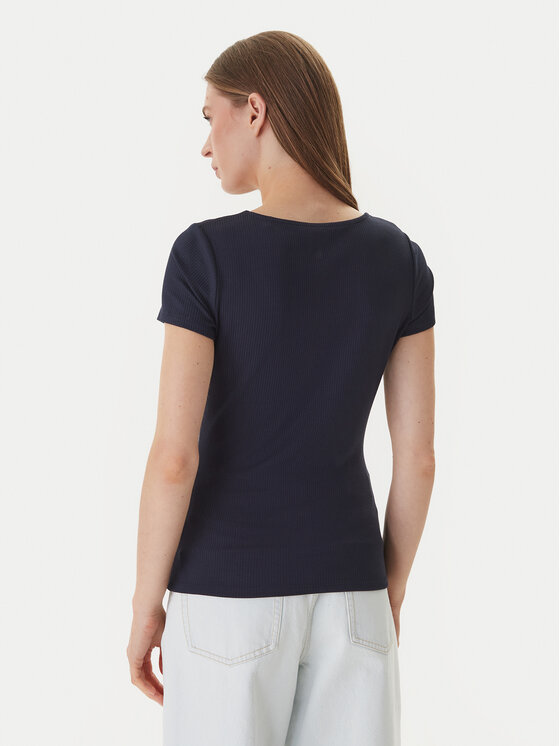 Guess Guess Tričko GUESS x NORTH SAILS W6GP01 K2658 Tmavomodrá Regular Fit