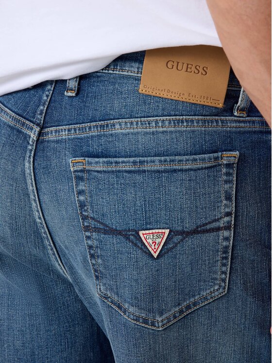 Guess Guess Jeansy 181940 Modrá Regular Fit