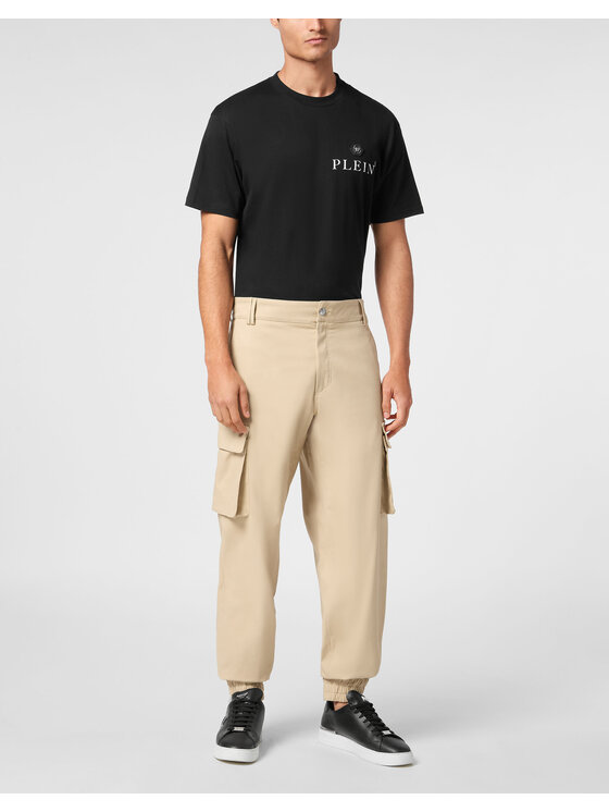 PHILIPP PLEIN PHILIPP PLEIN Spodnie cargo 23373 Beżowy Cargo Fit