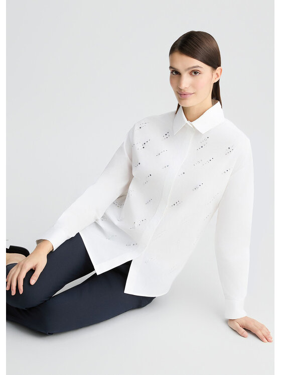 Liu Jo Liu Jo Camicia WA5181TS246T9438 Bianco Regular Fit