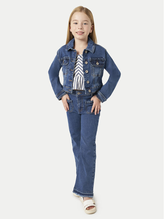Mayoral Mayoral Blugi 06510 Albastru Regular Fit