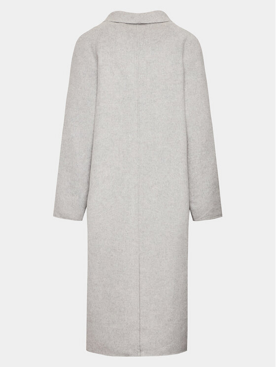 American Vintage American Vintage Cappotto di lana Dadoulove DADO17HCH23 Grigio Relaxed Fit