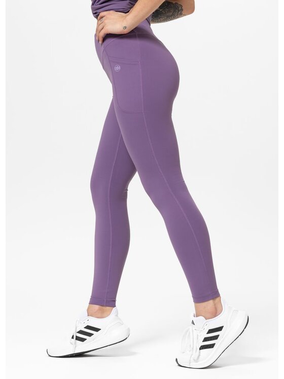 PITBULL PITBULL Legginsy AVENIDA Fioletowy Regular Fit