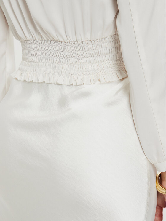Rinascimento Rinascimento Bluza CFC0120273003 Écru Regular Fit