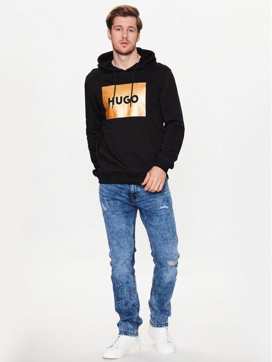 HUGO Hugo Mikina 50484743 Černá Regular Fit