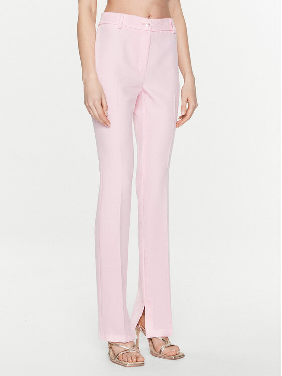 Blugirl Blumarine Bavlnené nohavice RA3032-T3359 Ružová Regular Fit