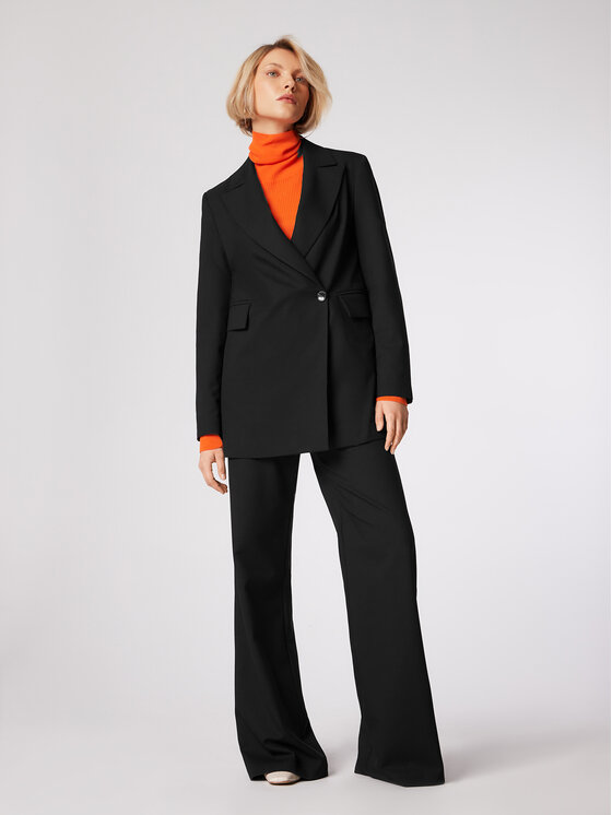 Simple Simple Golfas SWD551-01 Oranžinė Slim Fit