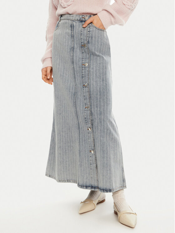 Munthe Munthe Джинсова спідниця Saima 244121424405 Голубий Regular Fit