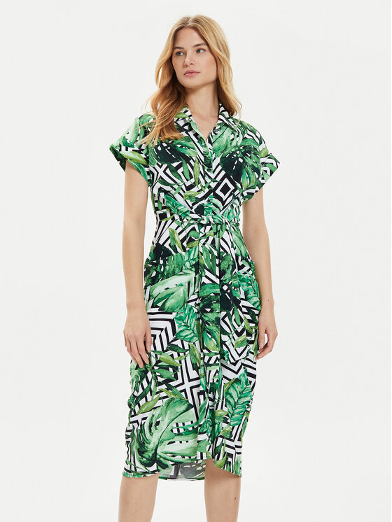 Joseph Ribkoff Joseph Ribkoff Sommerkleid 242033 Grün Regular Fit
