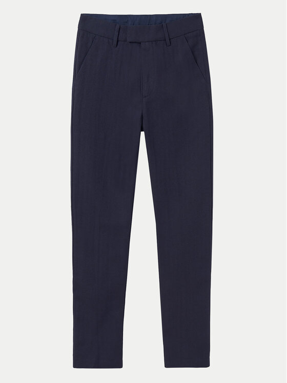 Mayoral Mayoral Bavlnené nohavice 6524 Tmavomodrá Slim Fit