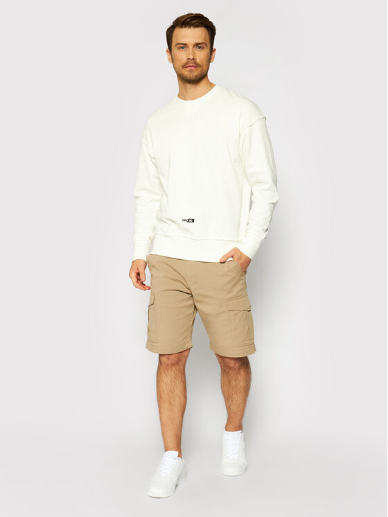 Felpa Connel 12189342 Bianco Oversized Fit