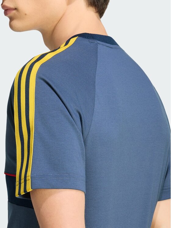 adidas adidas Koszulka techniczna 171600 Niebieski jasny Slim Fit