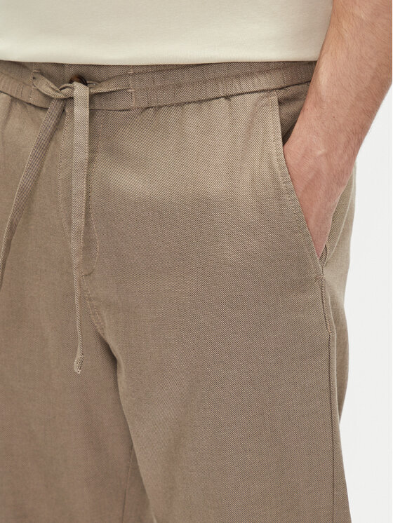 Mustang Mustang Pantaloni din material Milano 1016330 Gri Tapered Fit