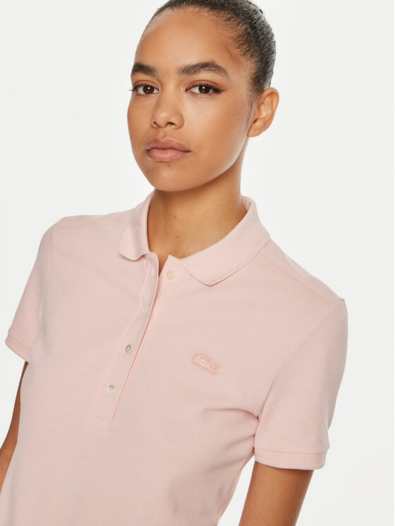 Lacoste Lacoste Tricou polo PF5462 Roz Slim Fit