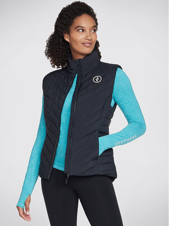 Skechers Skechers Smanicato Goshield Everyday Vest JA7 Nero Regular Fit