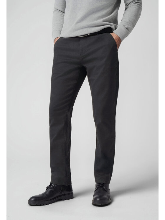 Volcano Volcano Chinosy R-ASTON Granatowy Regular Fit