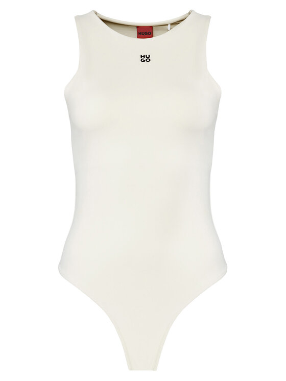 HUGO HUGO Bodijs Dasiel 50545196 Écru Slim Fit