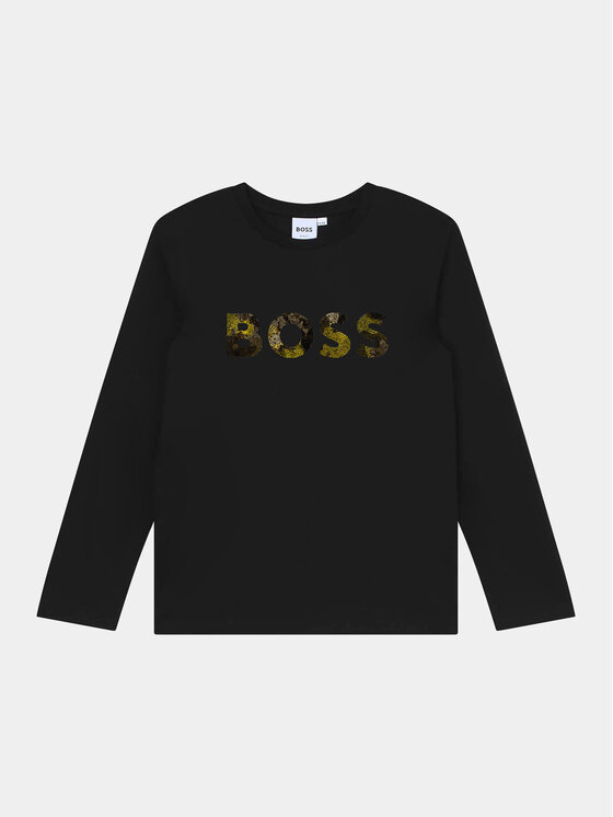 Boss Bluza J25O87 D Črna Slim Fit