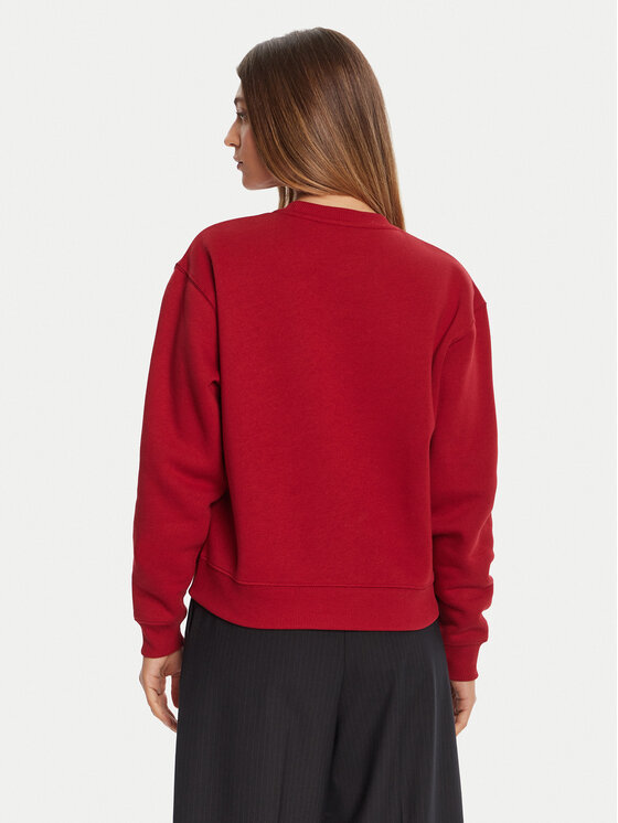 Tommy Hilfiger Tommy Hilfiger Pulóver WW0WW39791 Piros Relaxed Fit