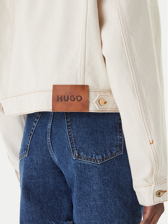 HUGO HUGO Дънково яке Gisolia 50559618 Екрю Relaxed Fit