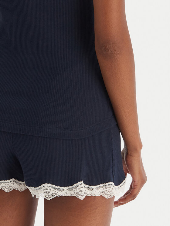 Tommy Hilfiger Tommy Hilfiger Піжама UW0UW06215 Cиній Regular Fit