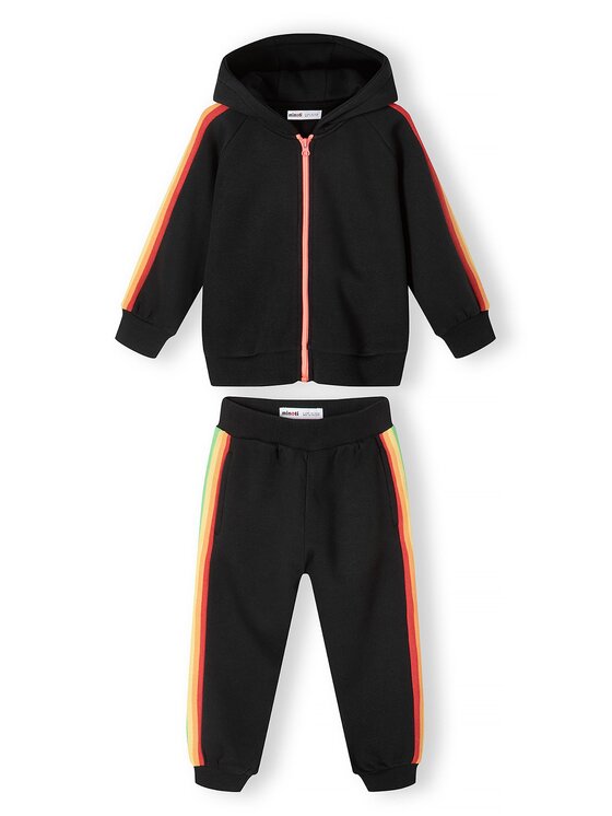 Komplet dresowy, rozmiar 98/104, Czarny, 16fleece 53