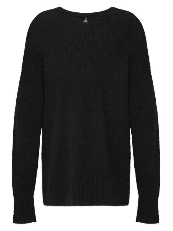 Patrizia Pepe Patrizia Pepe Džemperis 2K0326 K293 Melns Regular Fit