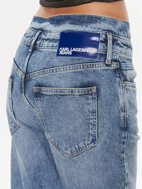 Karl Lagerfeld Jeans Karl Lagerfeld Jeans Jeans hlače 240J1107 Modra Slim Fit
