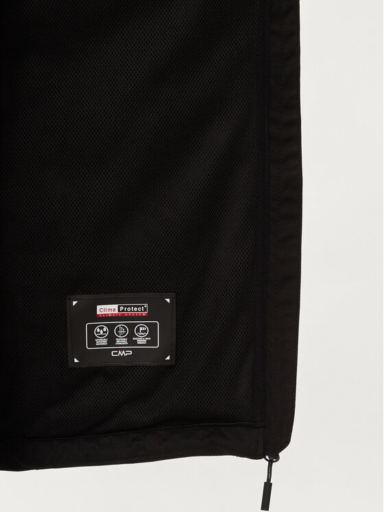 CMP CMP Geacă de ploaie 39A5027 Negru Regular Fit