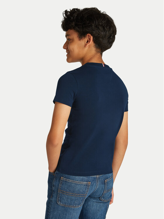 Tommy Hilfiger Tommy Hilfiger T-krekls KS0KS00594 Tumši zils Regular Fit