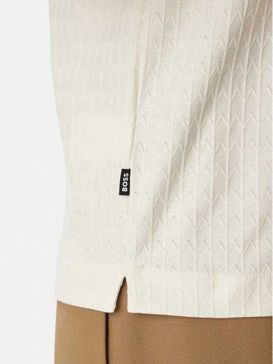 BOSS BOSS T-shirt H-Thompson 321 50567970 Crema Regular Fit