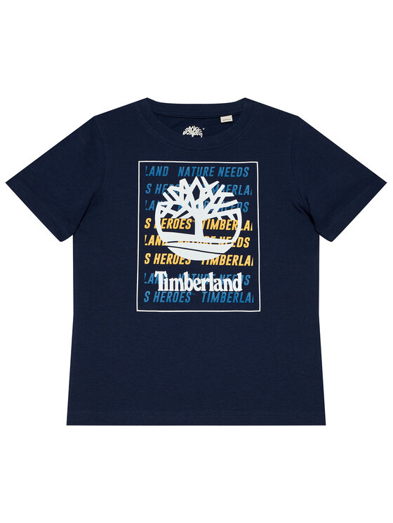 Timberland T-Shirt T25R83 M Tmavomodrá Regular Fit | Modivo.cz