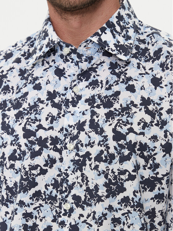 BOSS Boss Cămașă H-Joe-Kent-Sh-C1-242 50512841 Albastru Regular Fit