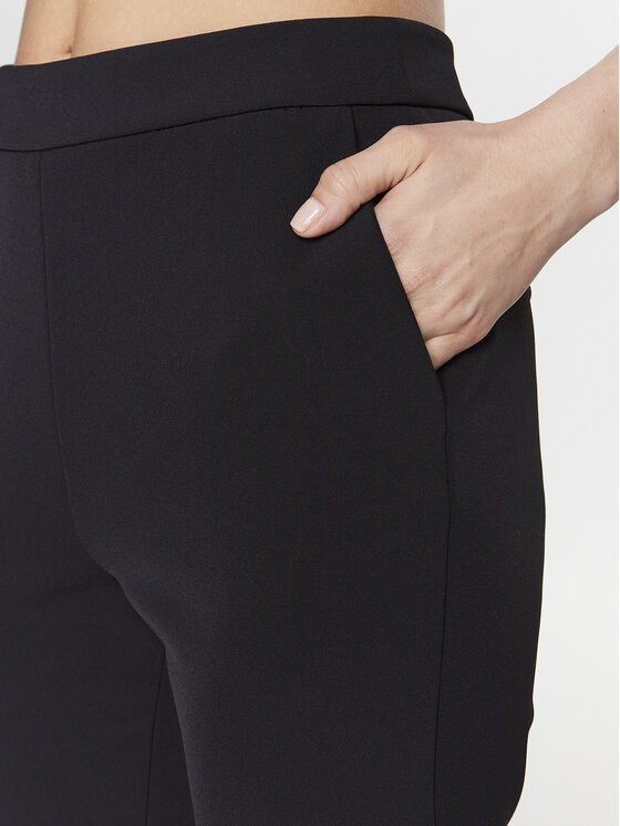 PINKO Pinko Hlače iz tkanine Parana 100137 A0HC Črna Slim Fit